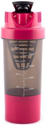 

Mixoma Shakeit Fit Gym 500 ml Shaker(Pack of 1, Multicolor)