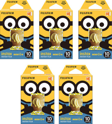 

Fujifilm Instax Minion 50 Sheet Pack Film Roll(Yes 800 ISO Pack of 50)