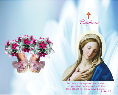 

Christian baptism2 Invitation Card(Blue, Multicolor, Pack of 32)
