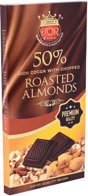 

dor crown 50% Rich Cocoa with Chopped Roasted Almonds Bars(100)