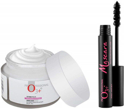 

O3+ Beauty Combo Pack of D-Tan Pack and Pro Artist Mascara for All Skin Types(Set of 1)