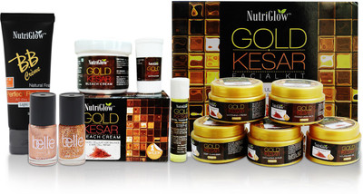 

NutriGlow Set of Gold-kesar Facial And Make-up kit(Set of 1)
