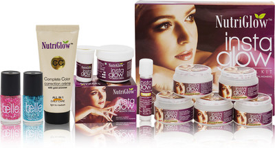 

NutriGlow Set of Insta Glow facial and Makeup Kit(Set of 1)