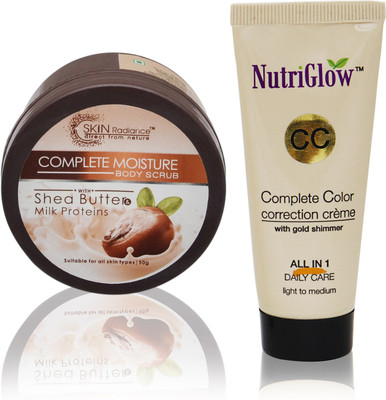 

NutriGlow Complete Moisture with CC cream and Shea Butter Body Scrub(Set of 1)