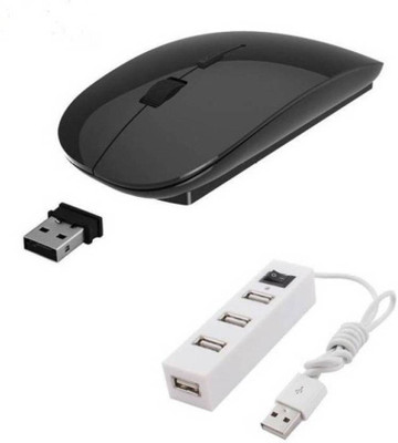 

FU4 High Speed USB 2.0 4 Port Hub With Ultra Slim Combo Set Combo Set