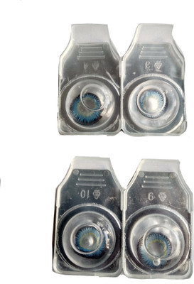 

drr Eyes contact Lanse Monthly Contact Lens(0, Blue, Pack of 2)