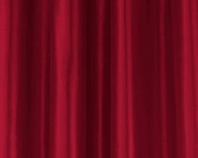 9% OFF on Dekor World 215 cm (7 ft) Polyester Door Curtain (Pack Of 3)(Striped, Maroon)