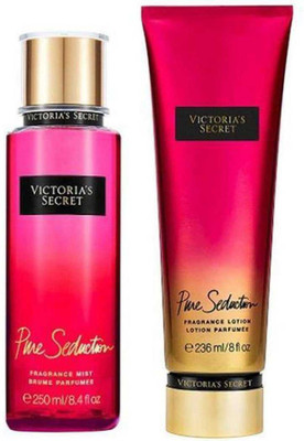 

Victoria Secret pure seduction body mist and body lotion combo Body Mist - For Women(480 ml, Pack of 2)