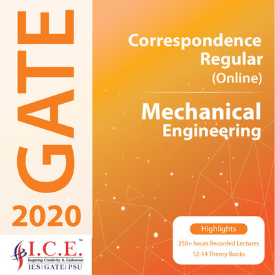 

ICE GATE ICE GATE Mechanical Engineering (Online Lectures + Theory Books) Correspondence Program 2020 Exam Preparation Course(Combo Pack of Online Lectures +Theory Books (Correspondence Regular))