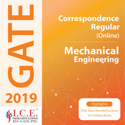

ICE GATE ICE GATE Mechanical Engineering (Online Lectures + Theory Books) Correspondence Program 2019 Exam Preparation Course(Combo Pack of Online Lectures +Theory Books (Correspondence Regular))