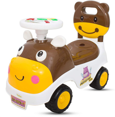 

Baybee Push-On Baby Ride On Push Car for Toddlers Baby car Toy Children Rider & Kids Ride On Push Car-Baby Riders for Kids 1-3 Years -Brown Car Non Battery Operated Ride On(Brown)