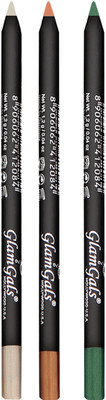 

Glamgals Glide-on Eye pencil ( Pack of 3 ) 1.2 g(Multi)