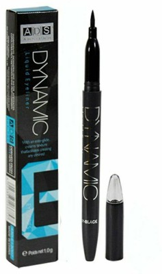 

ADS Dynamic Jet Black Liquid Eyeliner Pen Waterproof 10 ml(Black)