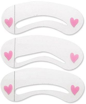 

AGE CARE 3 Styles of Reusable Eyebrow Stencils Shading Tool templete Card Eyebrow Stencil(6)
