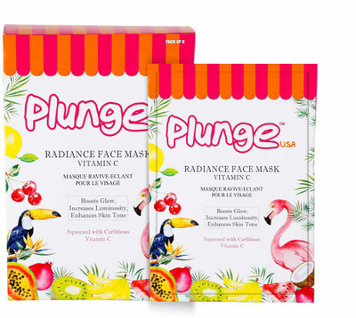 

O3+ PLUNGE NATURAL RADIANCE FACE MASK VITAMIN C( PACK OF 6)(180 g)