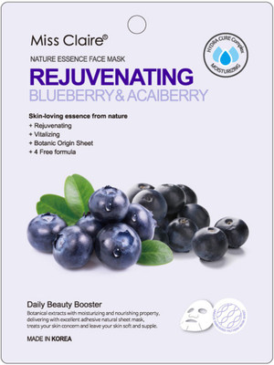 

Miss Claire Face Mask Blue Berry and Acai Berry(25 ml)
