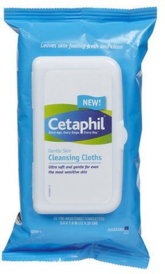 

Cetaphil GENTLE SKIN CLEANSING CLOTH 25 PCS(Pack of 25)