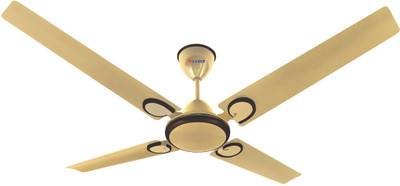 

Lazer Fantasy Light Golden 4 Blade Ceiling Fan(Light Gold, Pack of 1)