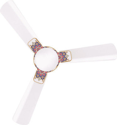 

Havells CER ART N BEIGE DECORATIVE 3 Blade Ceiling Fan(RED, Pack of 1), White