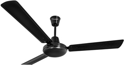

Lazer Nickle Chrome (1200 mm, 380 RPM, 360 Degree 3 Blade Ceiling Fan(BLACK, Pack of 1)