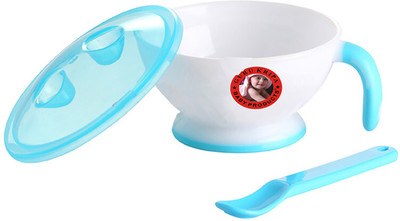 

Guru Kripa Baby Products Presents Baby Traveltime Feeding Food Storage Container Unbreakable Portable Dispenser Bowl With Spoon Baby Food Serve Bowl Super Combo All In One Pack - Imported Plastic(Blue)