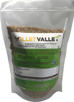 

Millet Valley Unpolished Varagu/Arikelu/Koden (diabetic friendly) Kodo Millet(1800 g)