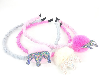 

Khubsurat Hair Band for Kids & Girls, Set of 3 Pcs of 3 Colors Head Band, Hair Band(Multicolor)