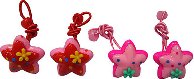 ANIVEA CRAFTS ACHA8753 Rubber Band(Pink, Purple)