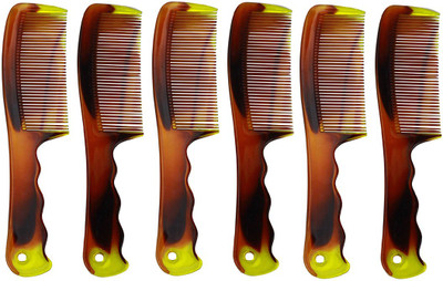 

AVMART Set of 6 Premium Comb with Handle
