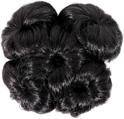 

HONBON Artificial Juda Accessories For Women and Girls with Stone Work Juda For Festives Designer Stone Bridal Wedding Extension Juda Accessories Hair Extension