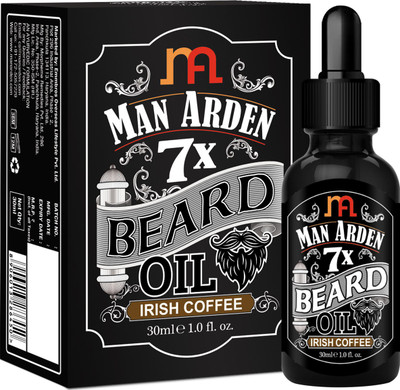

Man Arden 7X Beard Oil 30ml (Irish Coffee) - 7 Premium Oils For Beard Growth & Nourishment Hair Oil(30 ml)