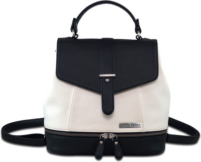 

Flying Berry Messenger Bag(White, Black), Black;white