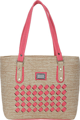 

AASFA Shoulder Bag(Beige, Pink)