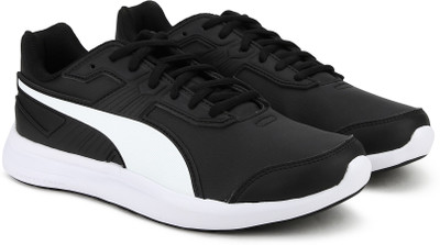

Puma Boys & Girls Lace Running Shoes(Black, Puma black puma white