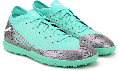 

Puma Boys & Girls Lace Football Shoes(Green, Shift-green-white-black