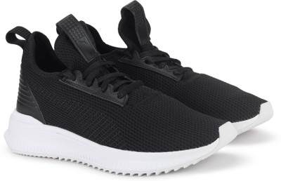 

Puma Boys Lace Running Shoes(Black, White