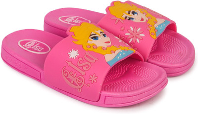 

Feet Essentials Girls Slip On Slipper Flip Flop(Pink