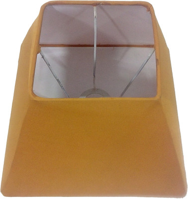 

RDC 8" Square Plain Mustard - B22 Holder Ring Size Table Lamps Lamp Shade(Cotton, Plastic)