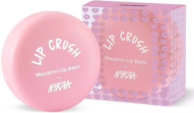 

Nykaa Lip Crush Macaron Lip Balm Strawberry 06(Pack of: 1, 8 g)