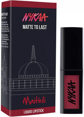 

Nykaa Matte To Last ! Liquid Lipstick(Maithili 25)
