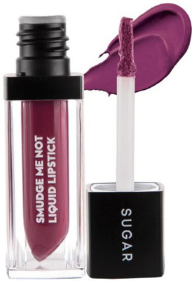 

Sugar Smudge me not liquid lipstick with Beauty Blender(22 Mia Sangria)