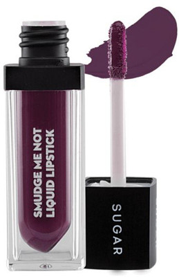 

Sugar Smudge me not liquid lipstick with Beauty Blender(19 Jet Set Violet)