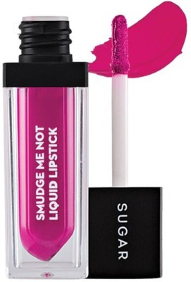 

Sugar Smudge me not liquid lipstick with Beauty Blender(07 Rethink Pink)