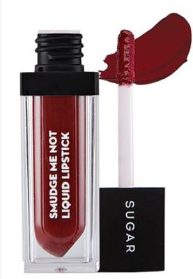 

Sugar Smudge me not liquid lipstick with Beauty Blender(01 Brazen Raisin)