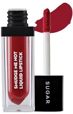 

Sugar Smudge me not liquid lipstick with Beauty Blender(10 Drop Dead Red)