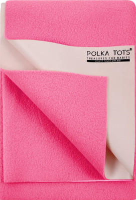 

Polka Tots Velvet Baby Bed Protecting Mat(Pink