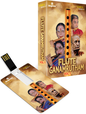 

Music Card FLUTE GANAMRUTHAM - Vol. 1 Pendrive Standard Edition(Instrumental - Dr. N. Ramani, R. Thyagarajan, Athulkumar, Sikkil Sisters & B.V. Balasai)