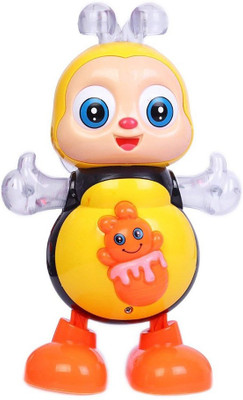 

BabyGiggle High Quality Cute Bee with Light and Music For Kids(Multicolor)