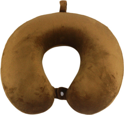 

AVMART Brown Ultra Soft Foam Neck Travel Pillow for Car, Train, Flight, Bus etc Neck Pillow Neck Pillow(Brown)