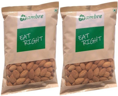 

Hambre California Almond Kernel, Badam Giri 500g each, Pack of 2 Almonds(1 kg, Pouch)